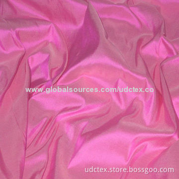 Polyester Fine Taffeta Fabric, Used for Bags, Linings, Tents, Towels, Umbrellas, Curtains